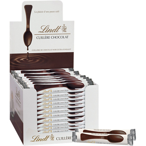 LINDT Boite de 90 cuillères en chocolat extra fin - 10,9 g