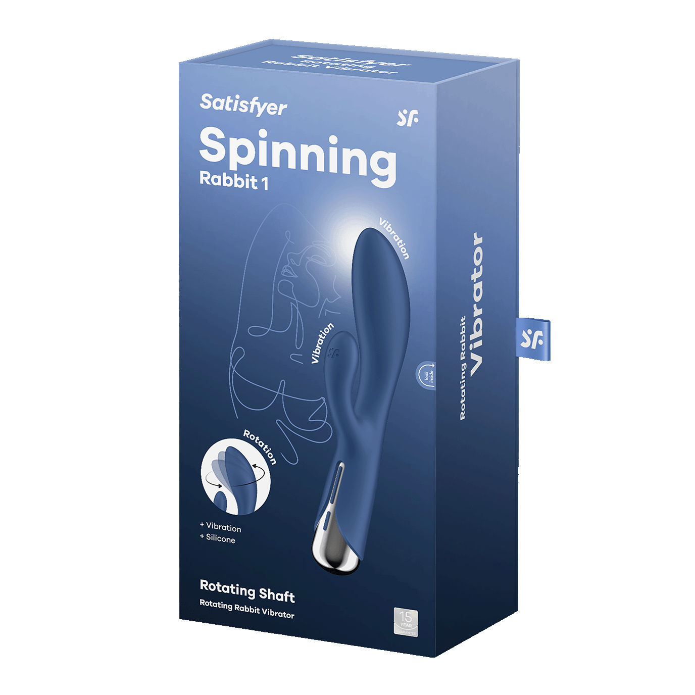 Spinning Rabbit 1 Vibrator (4061504048734) - Blau