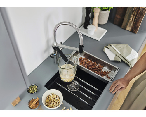 Blanco keukenkraan DRINK.FILTER EVOL-S PRO satijn goud mat 527430