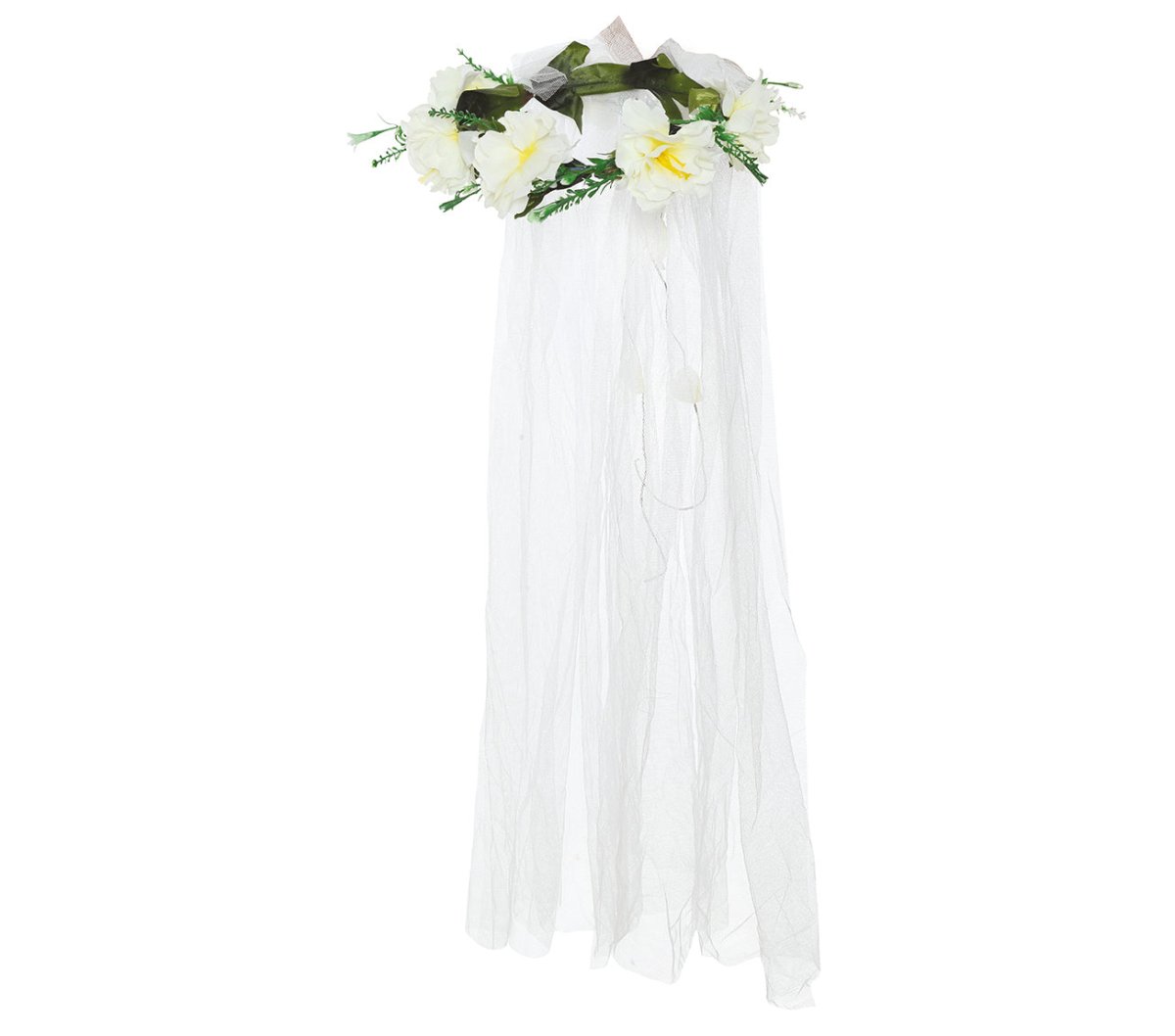 Tiara Bloemen Sluier