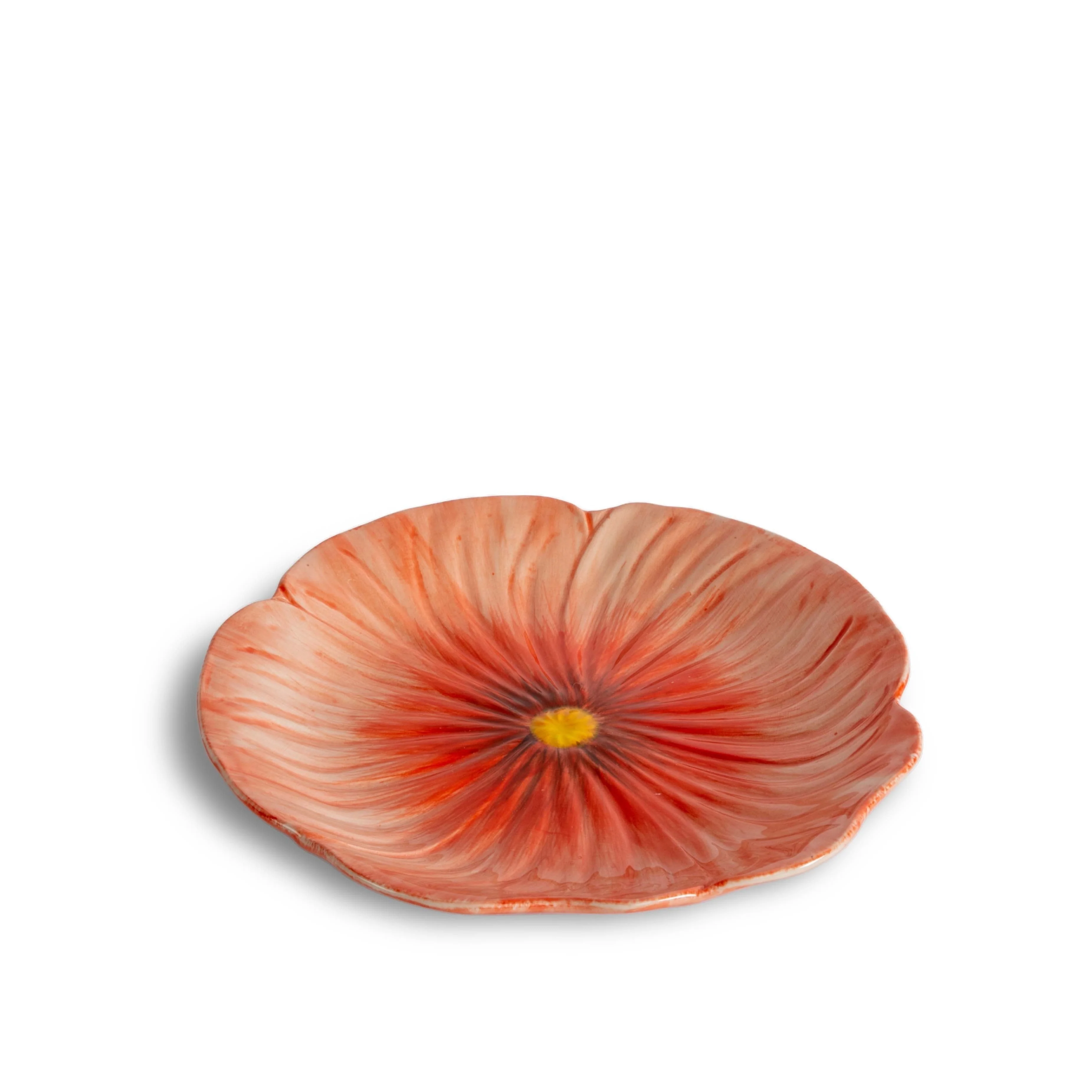 BYON  Poppy desserttallerken, rød - Ø21 cm.