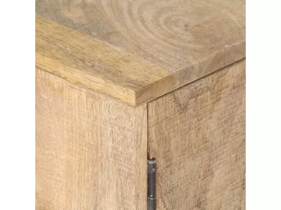 Meuble TV 160x30x45 cm Bois massif de manguier