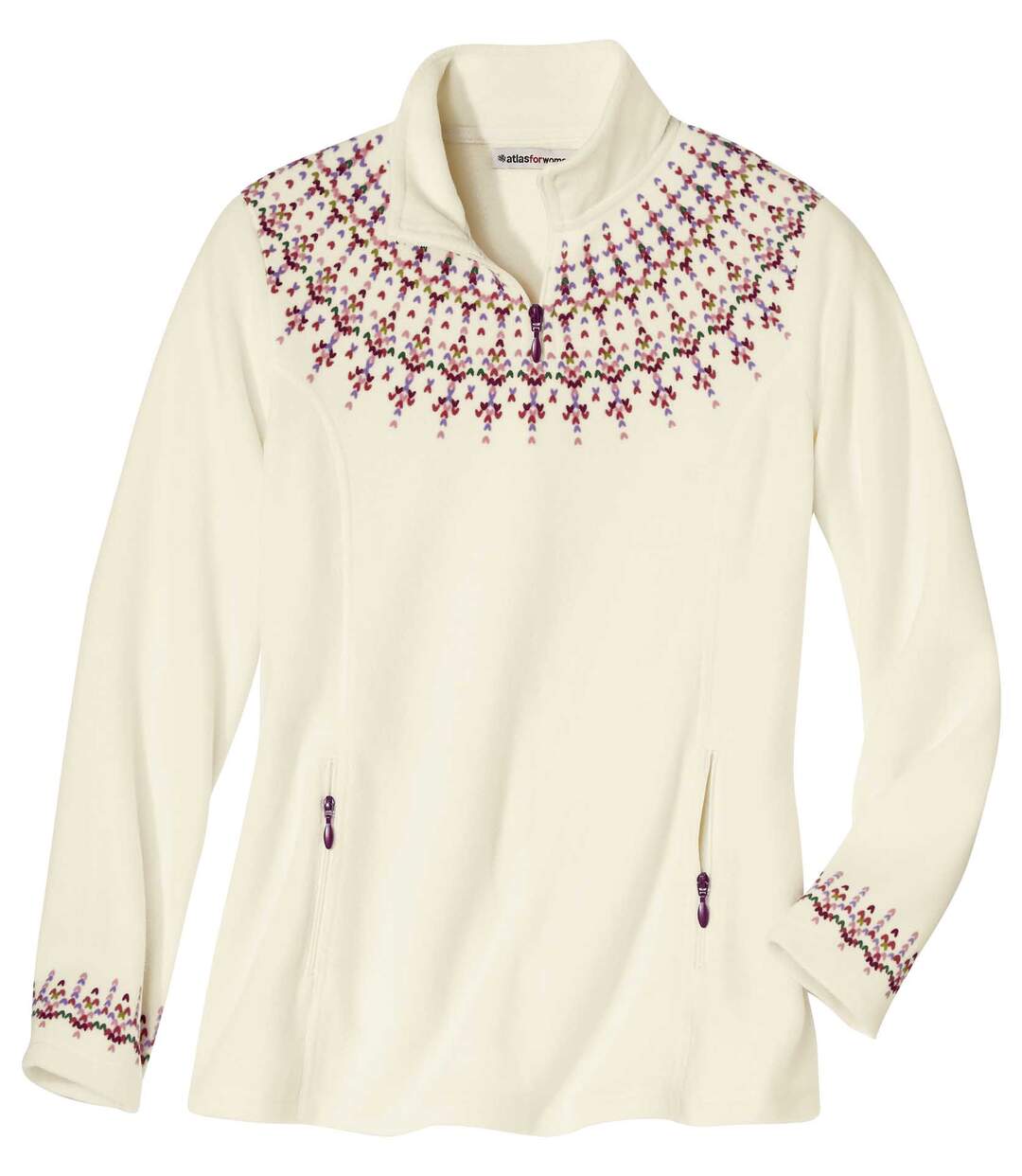 Pull Micropolaire à Col Zippé