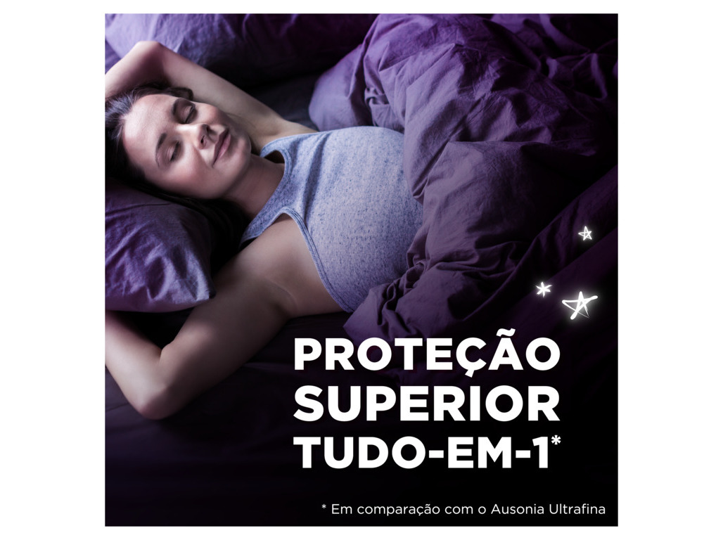 PENSOS HIGIÉNICOS ULTRAFINA PLUS NOITE AUSONIA 10 UN