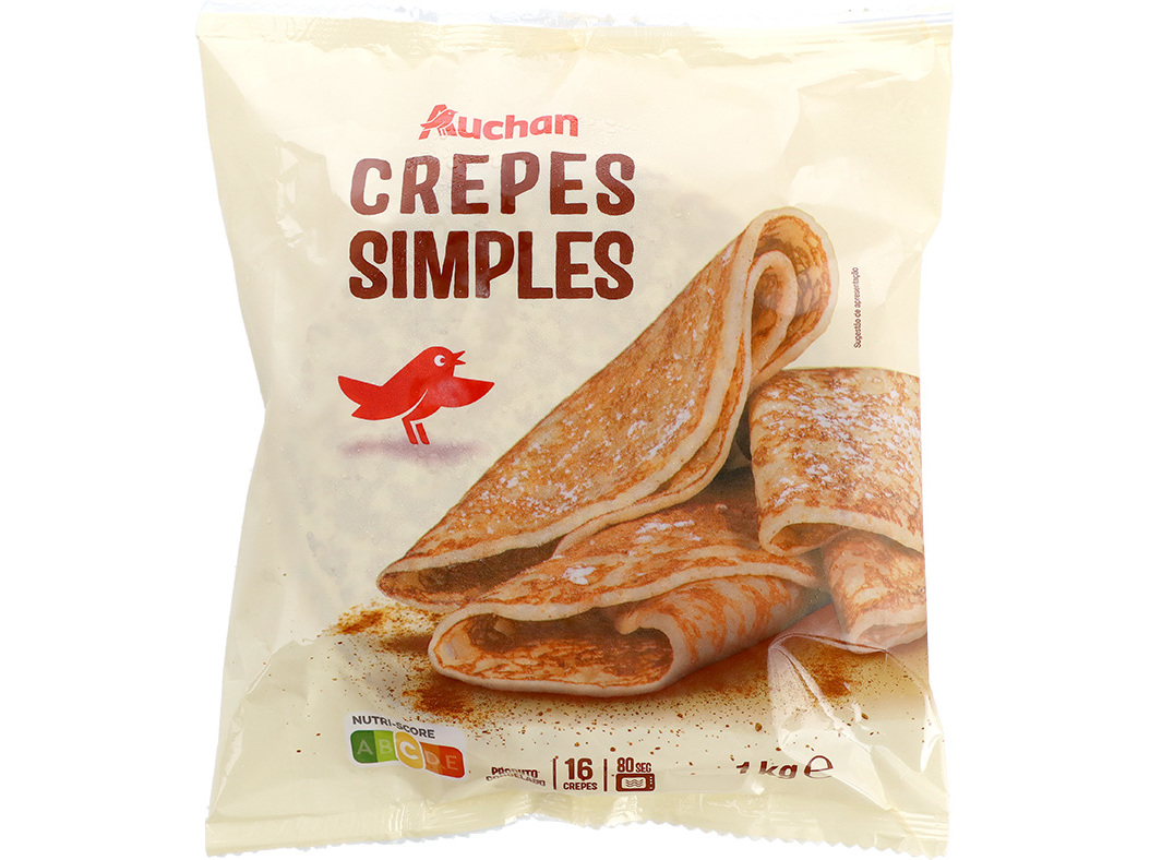 CREPES AUCHAN SIMPLES 1KG