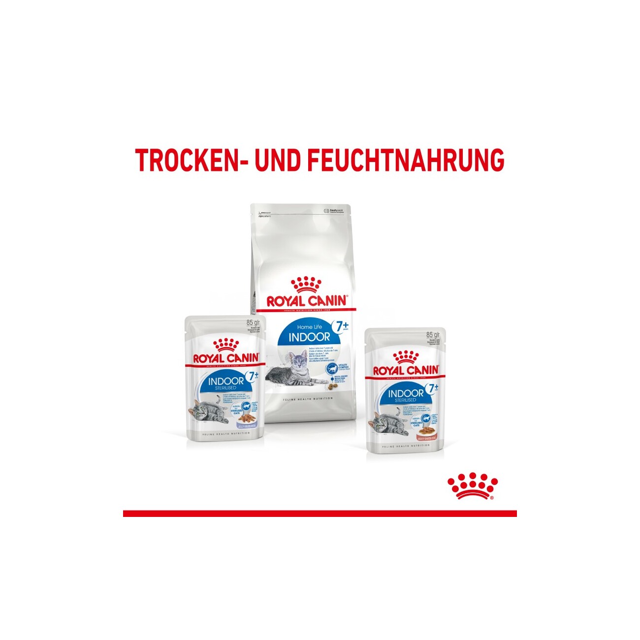 ROYAL CANIN Indoor 7+ Sterilised in Soße 12x85 g