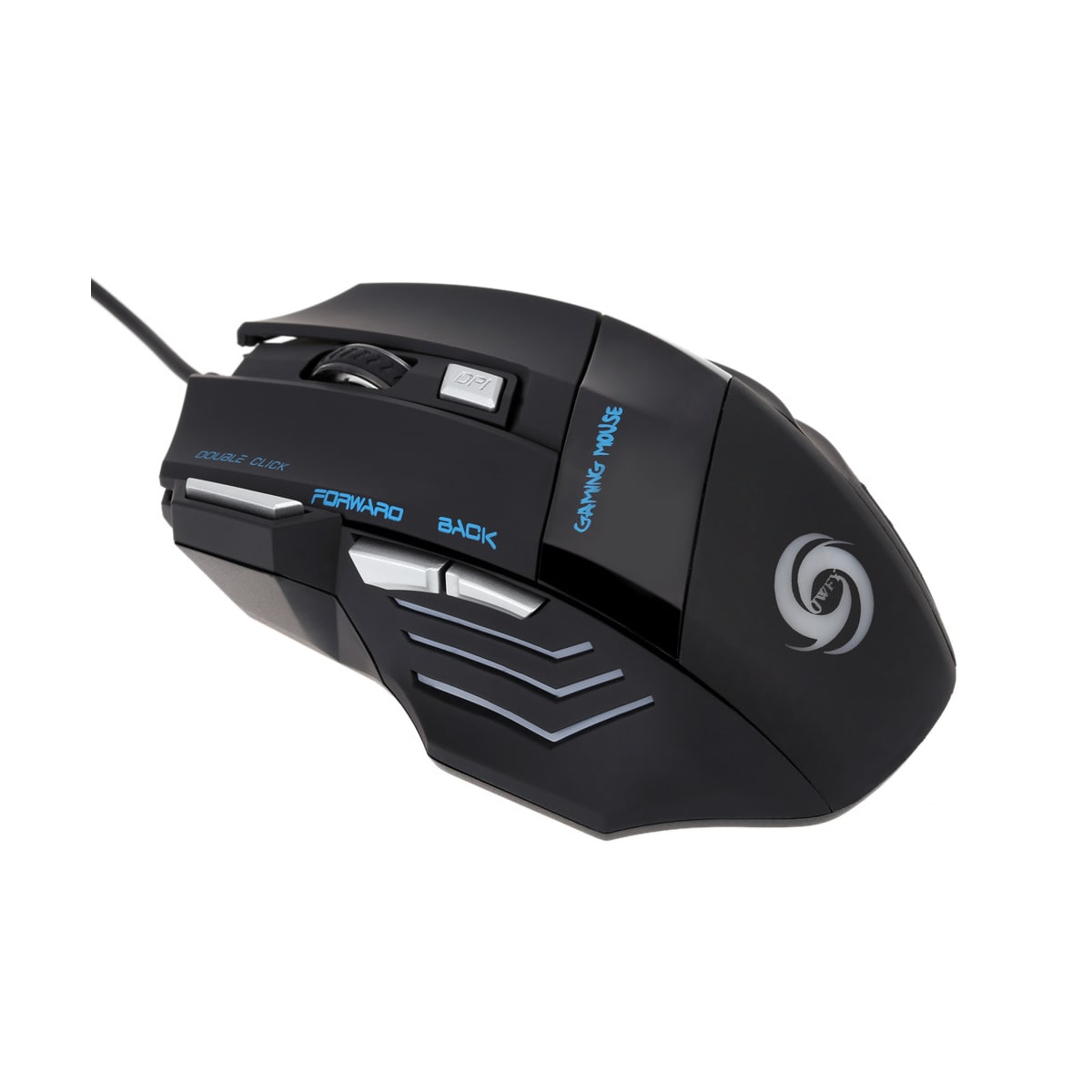 Lett kablet gamingmus med 5 justerbare DPI, 7-knapper