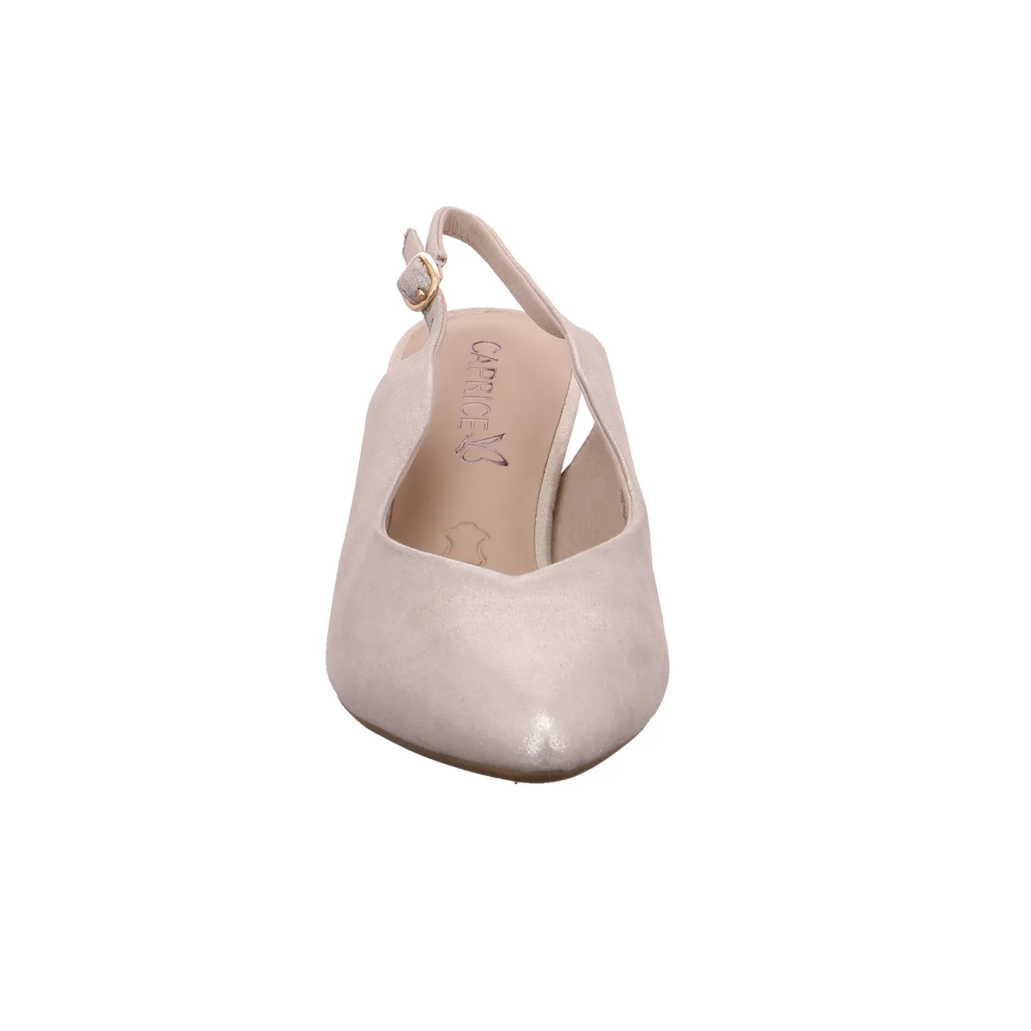 CAPRICE Slingpumps Beige Leder