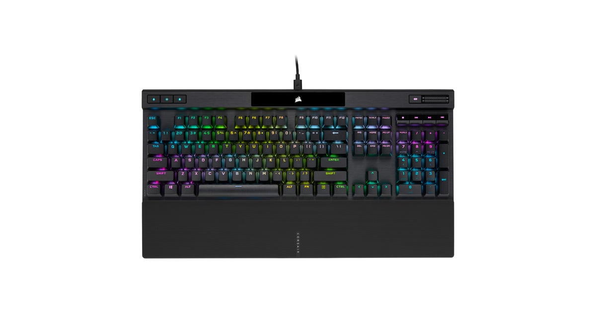 CorsairK70 RGB PRO Mechanical Gaming Keyboard  (Zwart, US lay-out, Cherry MX Speed Silver, RGB leds, PBT double-shot)