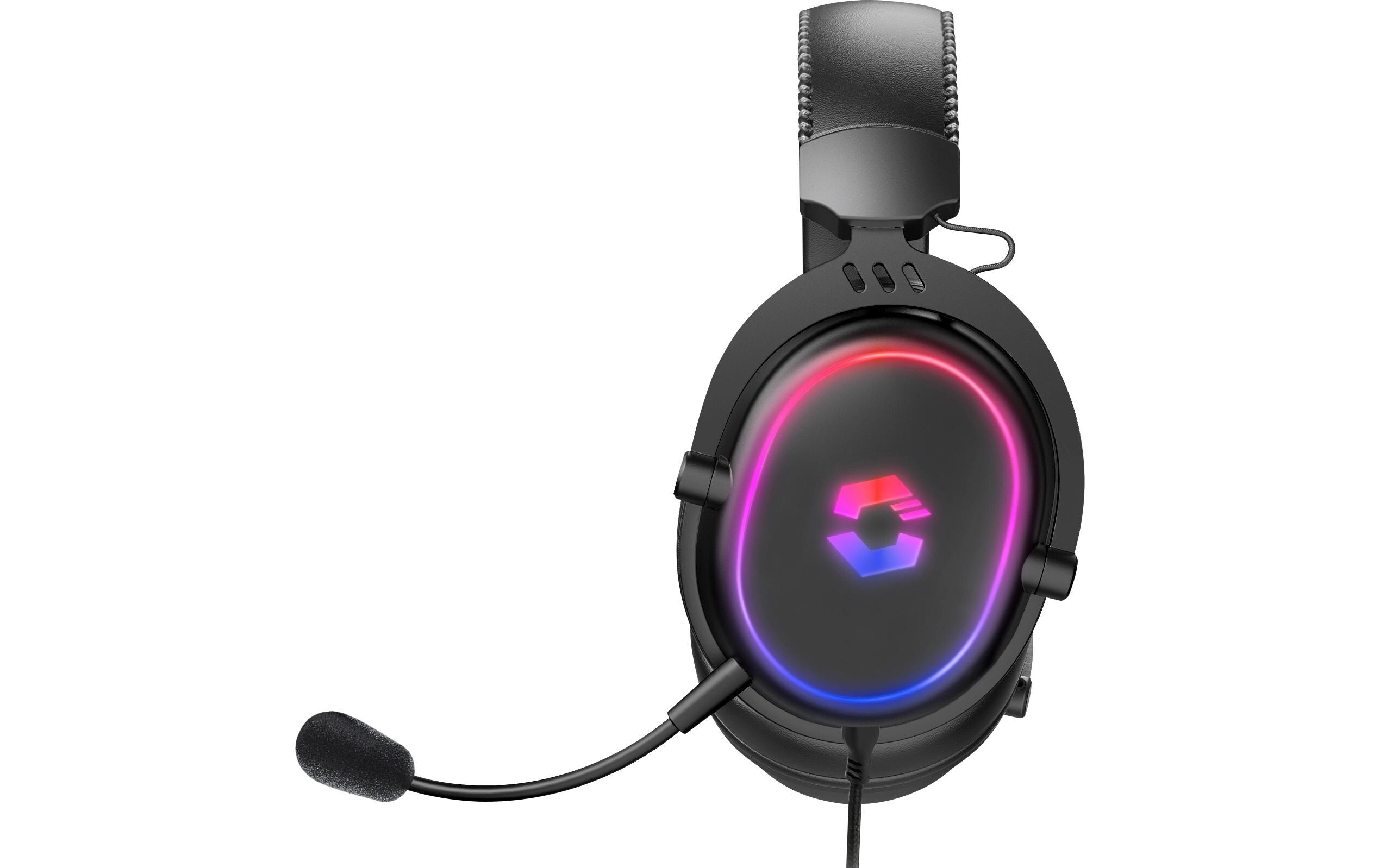 Headset Conux Gaming RGB, SchwarzStereo Gaming Headset, wired