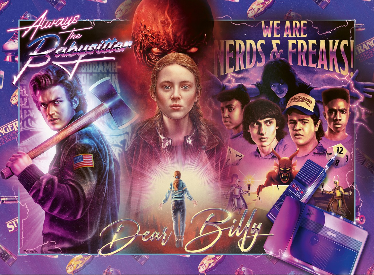 Ravensburger -Puslespil Stranger Things 300 brikker