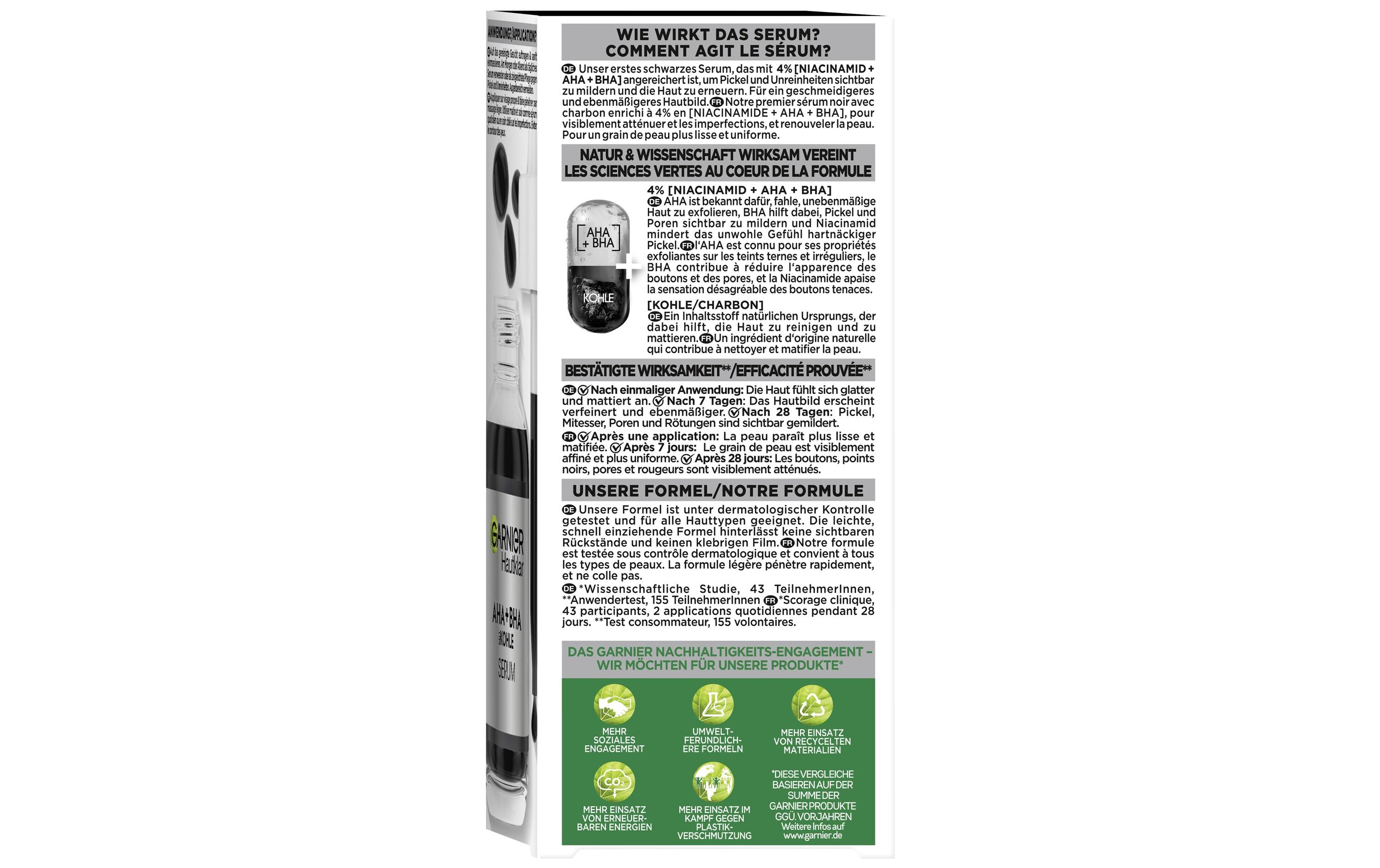 Gesichtsserum Pure Active 30 mlGesichtsserum mildert sichtbar Unreinheiten
