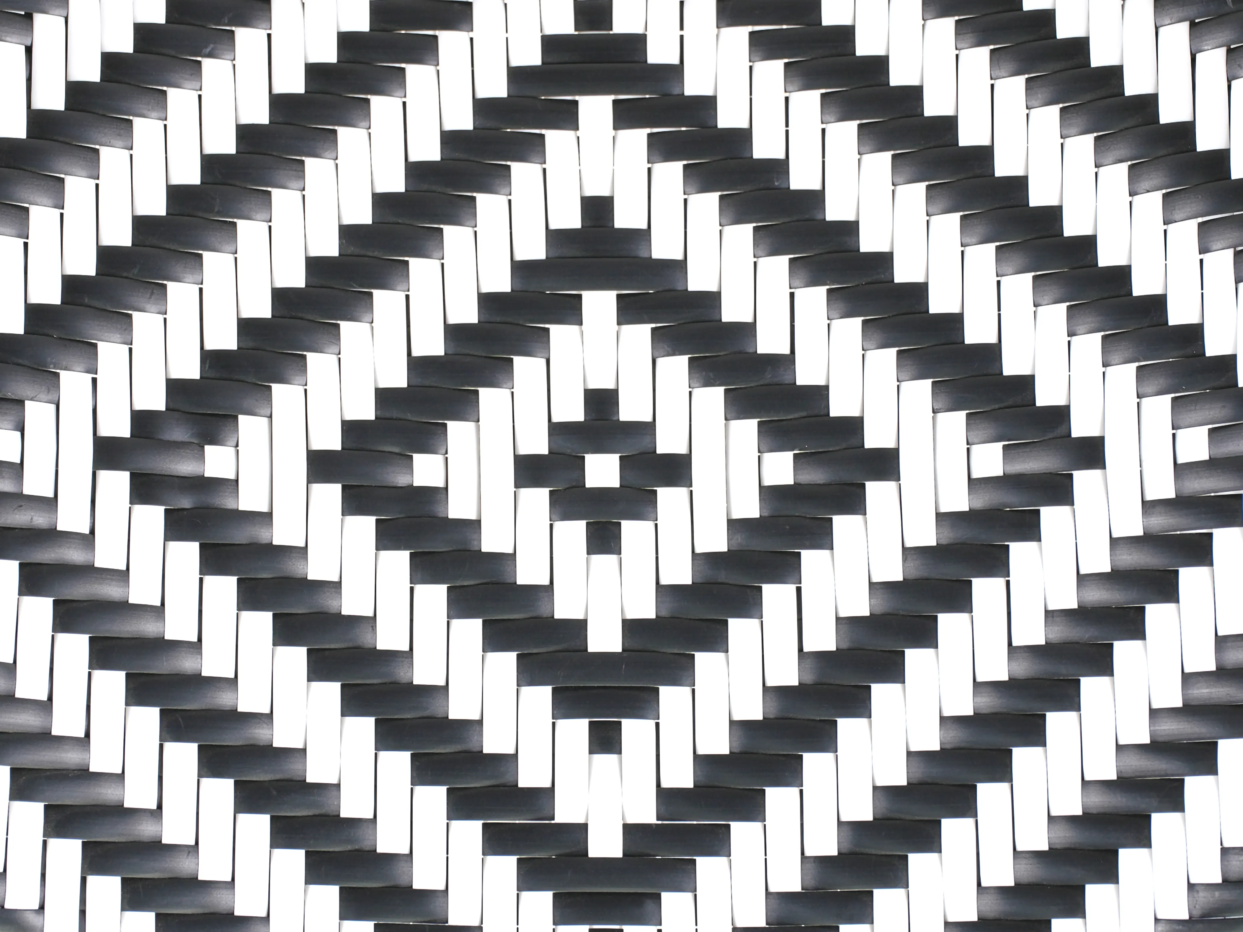 Tuinset 4-zits RIFREDDO PE rotan Zwart/wit