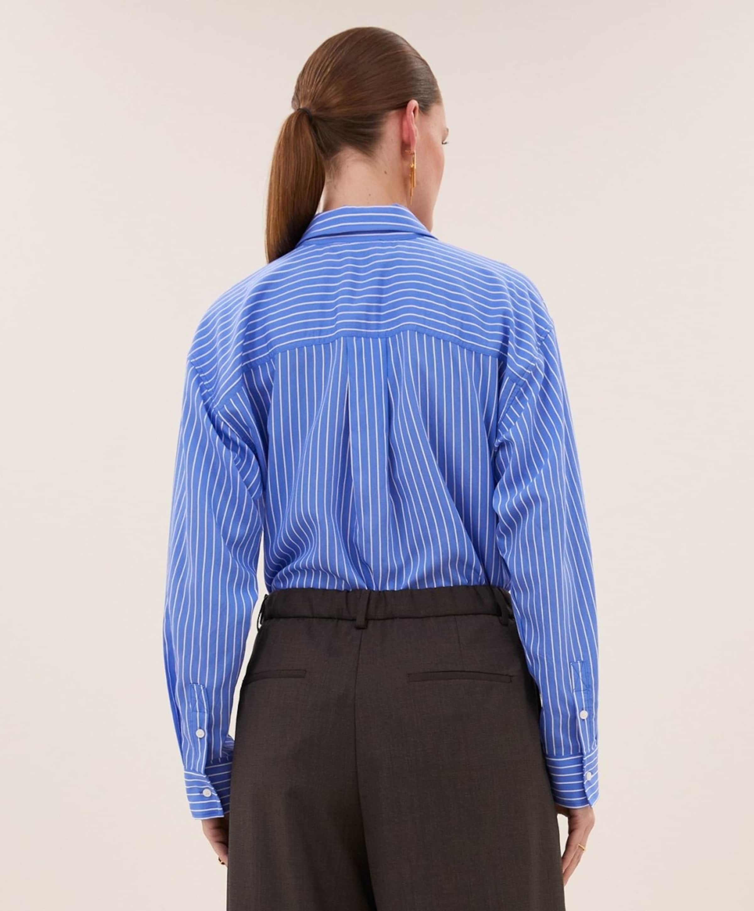 by-bar Dames blouse blauw
