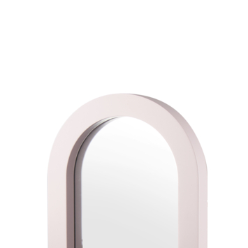 Spiegel met houten frame lila 20x40x2,5cm