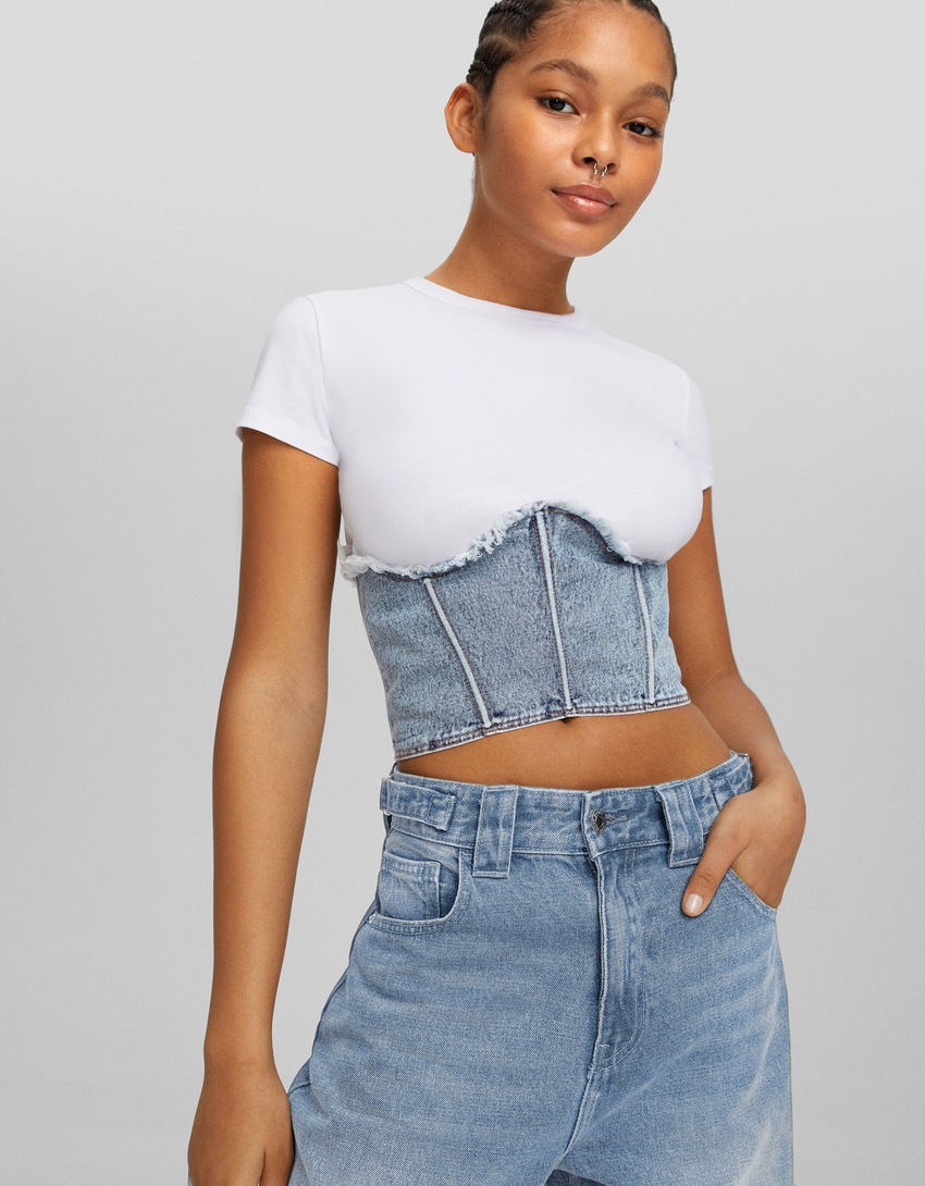 Corset de jeans