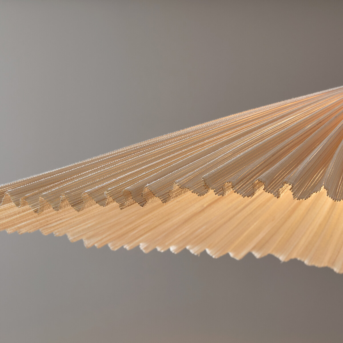 AM.PM<br>Luminária pendente com pregas de bambu trançado, Bansa