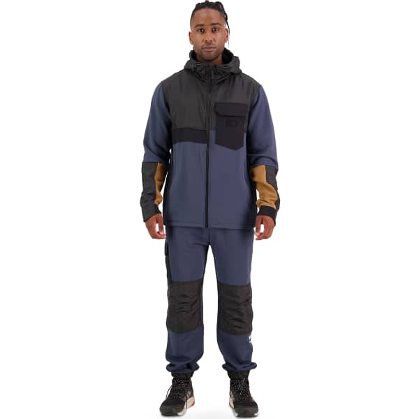 Veste polaire MONS ROYALE M DECADE MID HOODY BLOC MIDNIGHT/BLACK