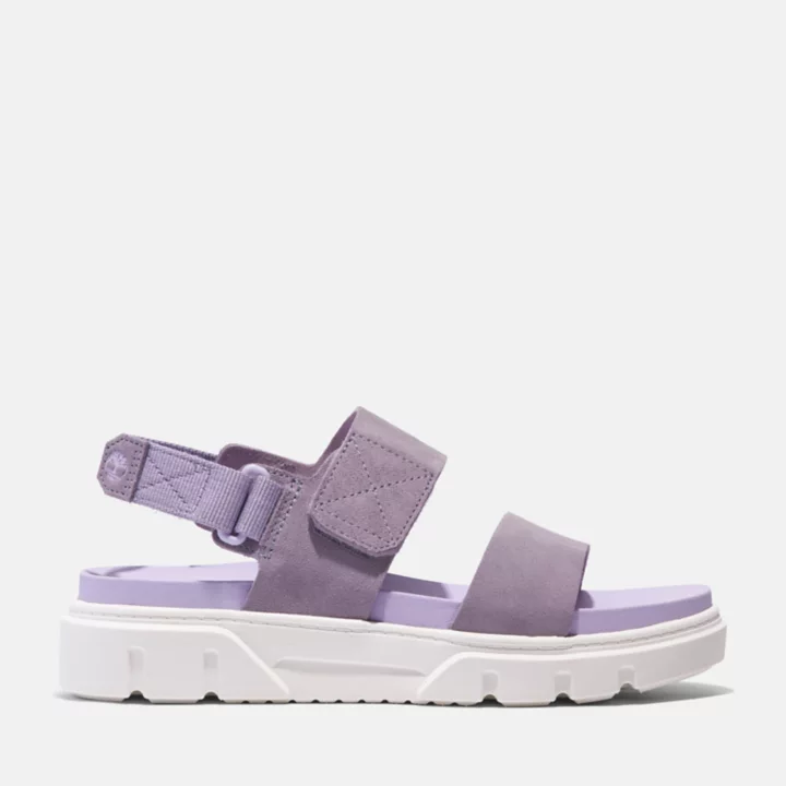 Sandale à double bride Greyfield pour femme en violet