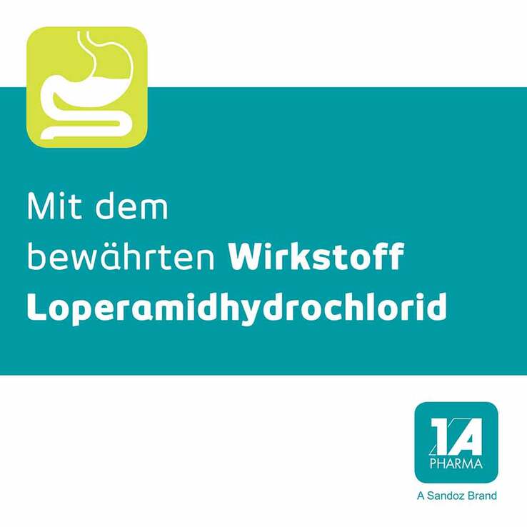 Loperamid akut – 1 A Pharma® Hartkapseln, 10 St