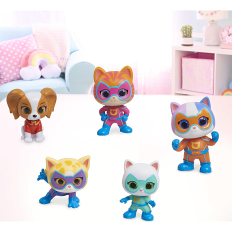 Disney jr. Super Kitties figurer 5-pak