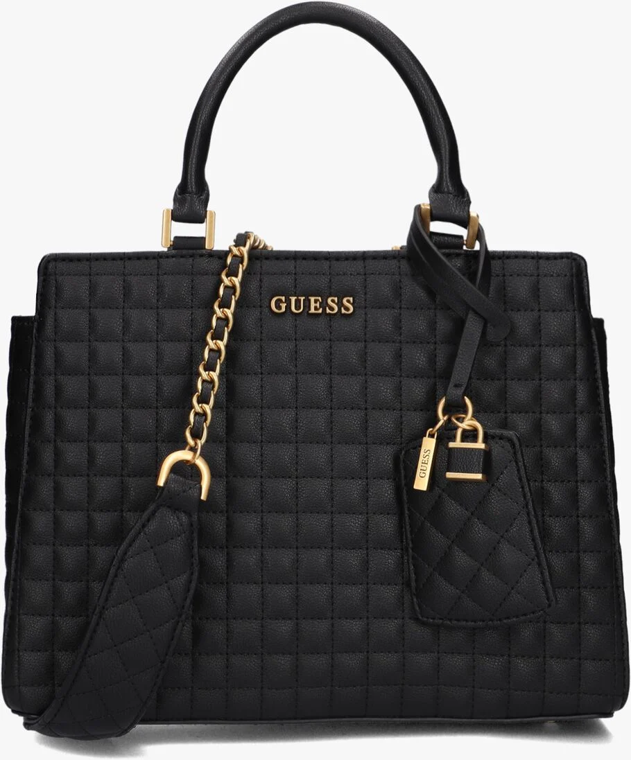 GUESS zwarte guess handtas tia luxury satchel