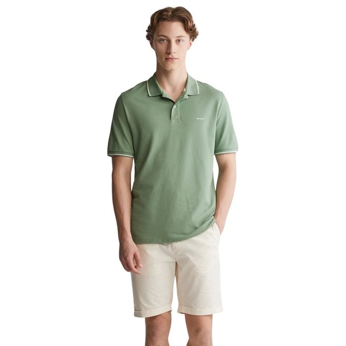 Gant Tipping SS Pique Rugger Polo Heren