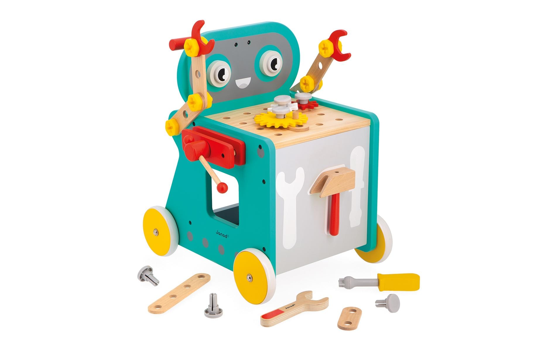 Handwerker Roboterwagen. Kreativer Handwerker-Roboterwagen