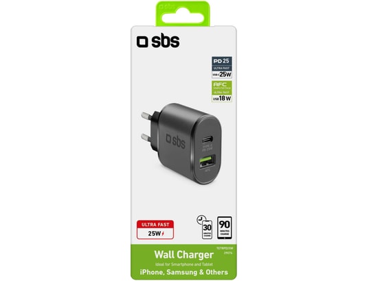 SBS - Chargeur secteur Power Delivery 25W