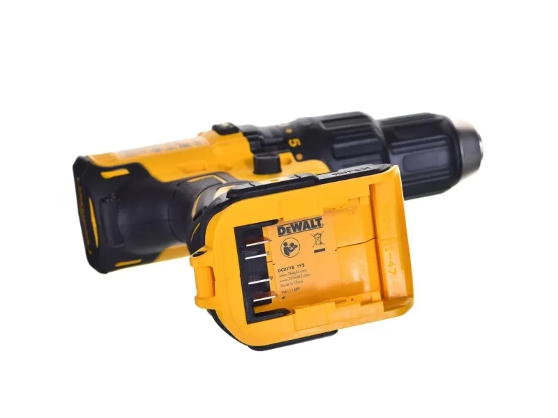 DeWALT DCD778S2T-QW - Hammerbor/skruemaskine - ledningfri 13 mm - 2 batterier - 18 V
