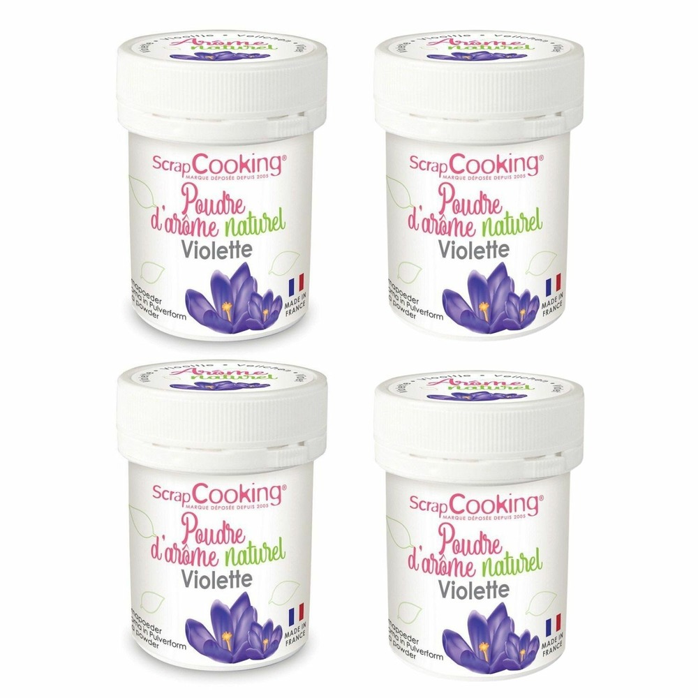 Arôme alimentaire naturel en poudre 60 g - violette