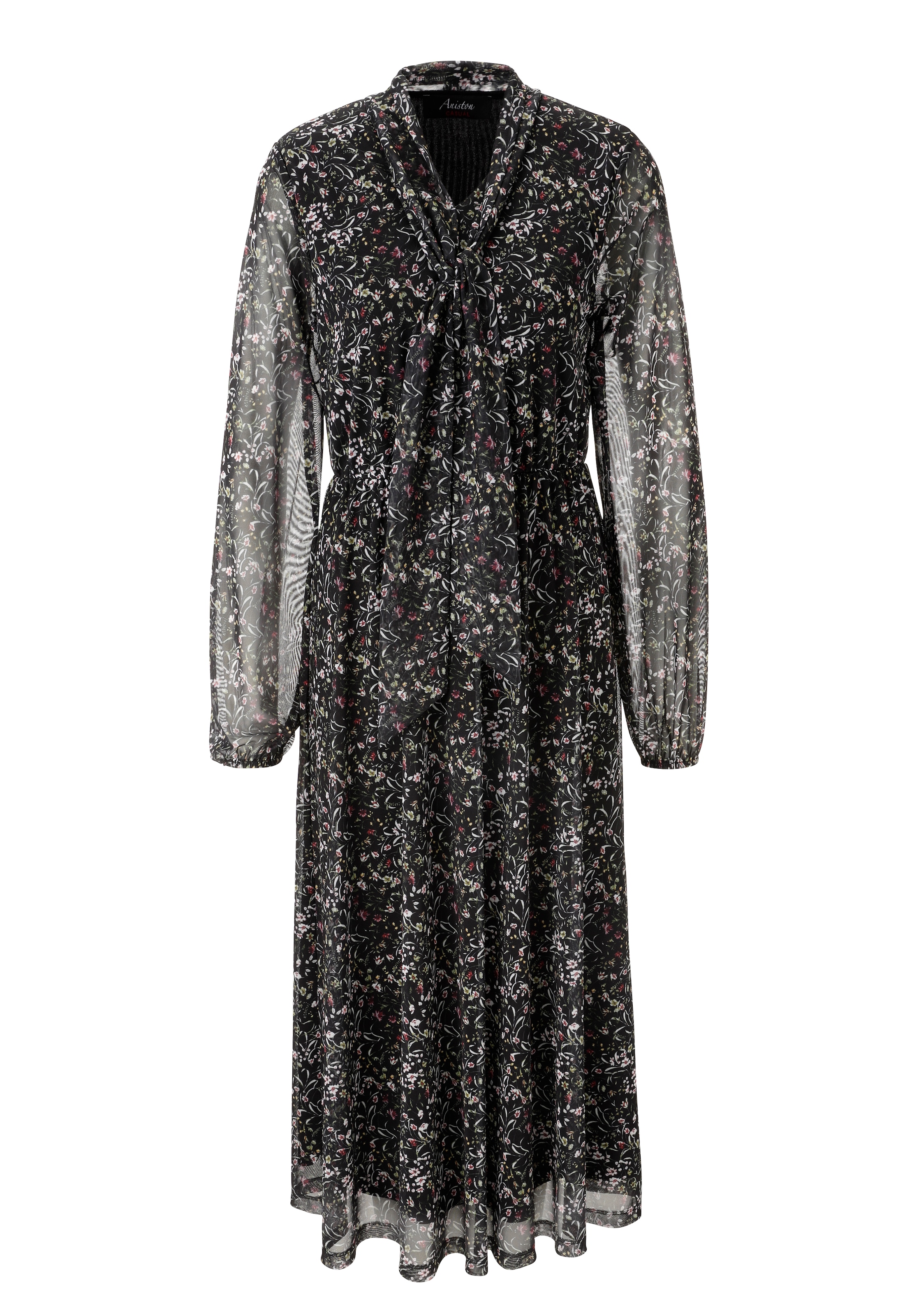 Aniston CASUAL Blusenkleid mit farbenfrohen Blümchen bedruckt - NEUE KOLLEKTION