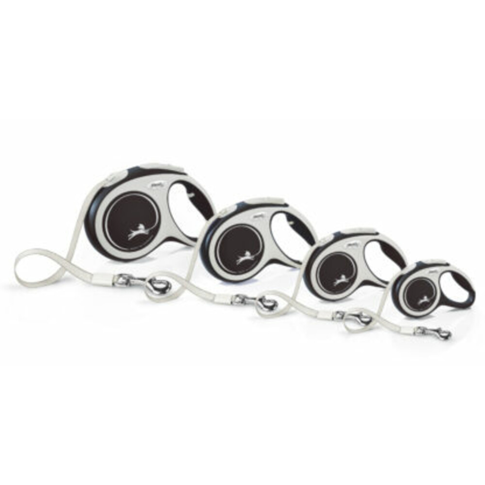 Flexi Rollijn New Comfort Tape 5 mtr tot 15 kg Zwart