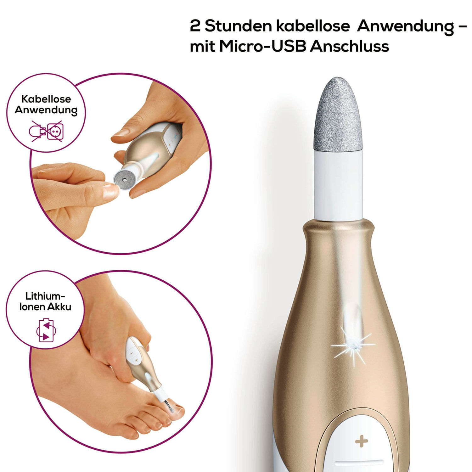 Beurer Manicure- und Pedicureset mit Akku
