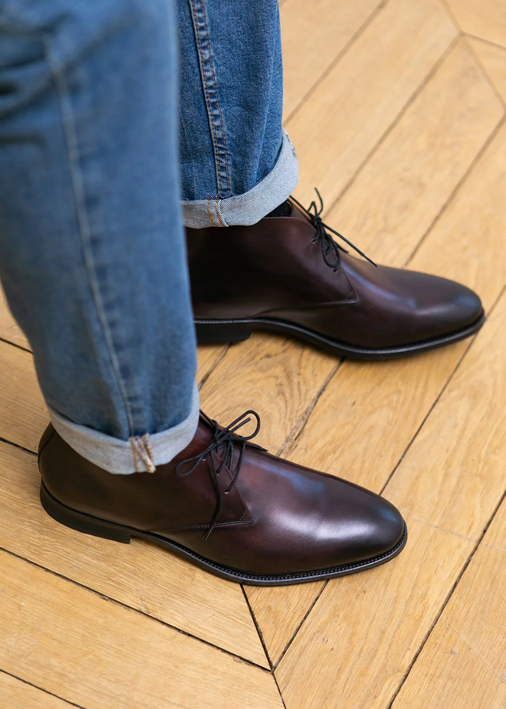 PASQUALE CUIR BORDEAUX