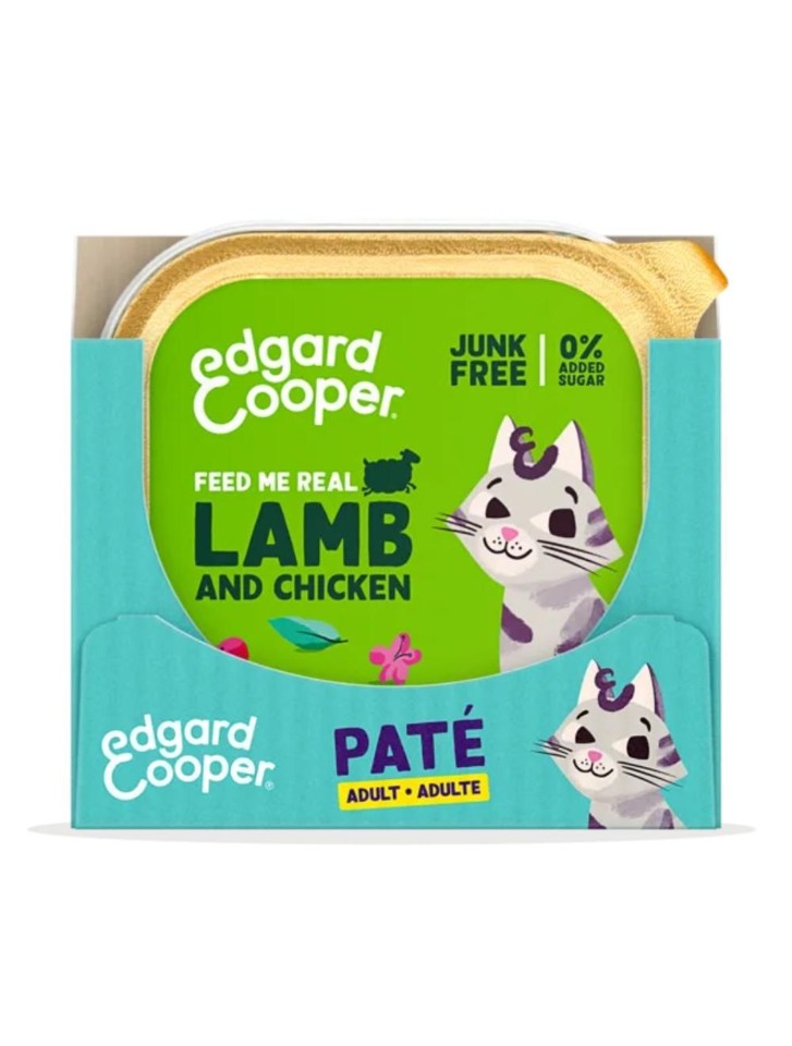 Edgard Cooper - 16 x Kat Voksen Vådfoder Paté Lam/Kylling - 85g - Bundle