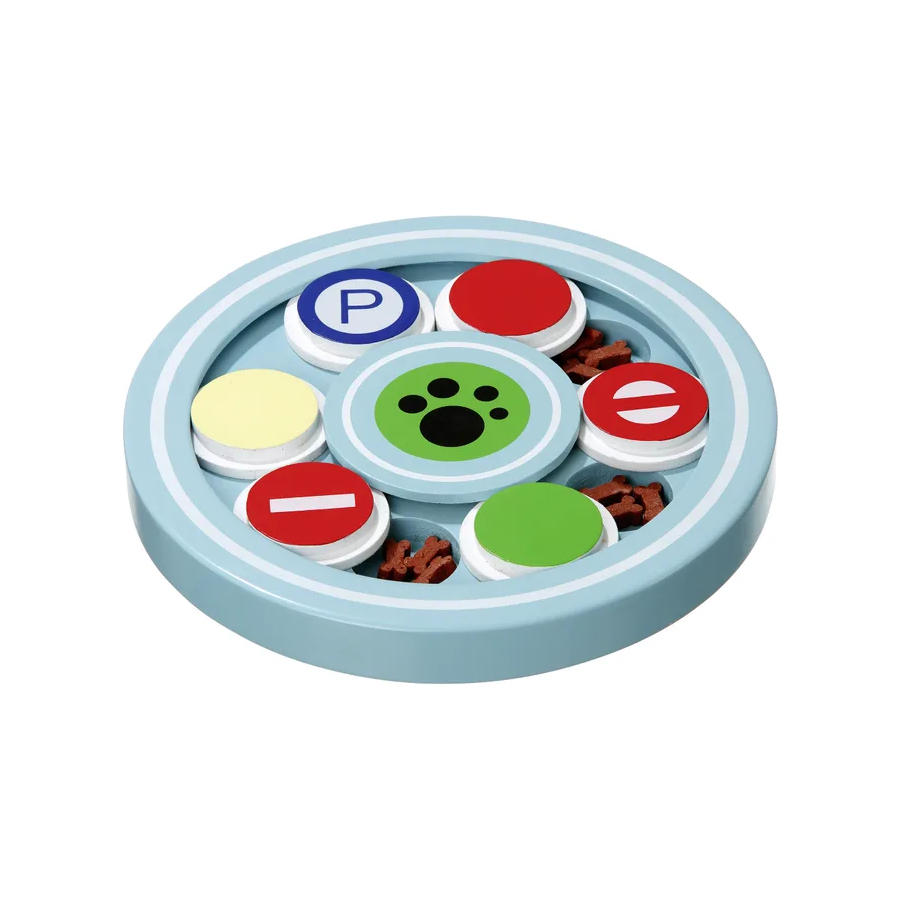 Brinquedo interativo para cães em formato de flamingo