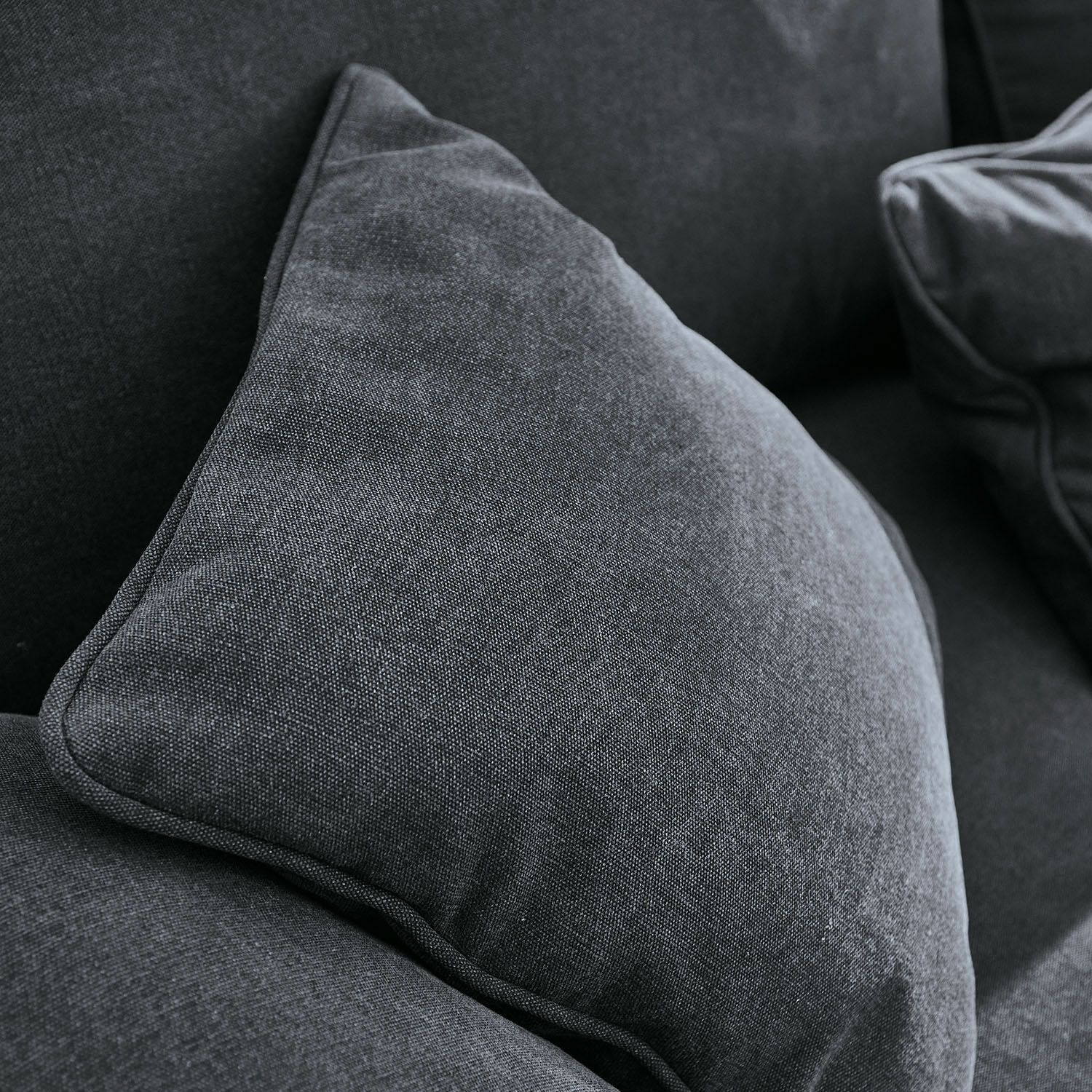 Chaiselongue Seaford Armlehne links | dunkelgrau