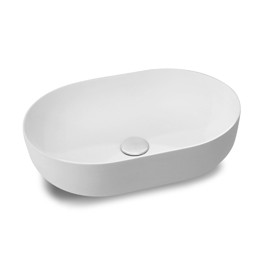 SSI Design Casile Solid Surface waskom 50x35x13.5cm mat wit