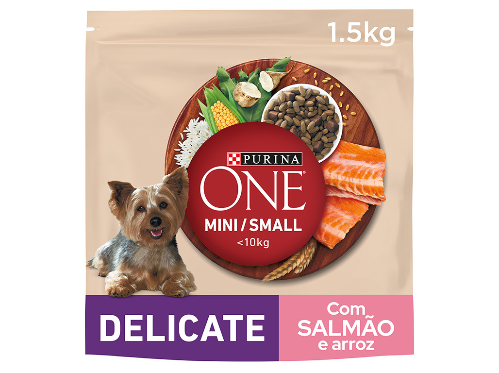 RAÇÃO PARA CÃO PURINA ONE MINI DELICATE 1.5KG