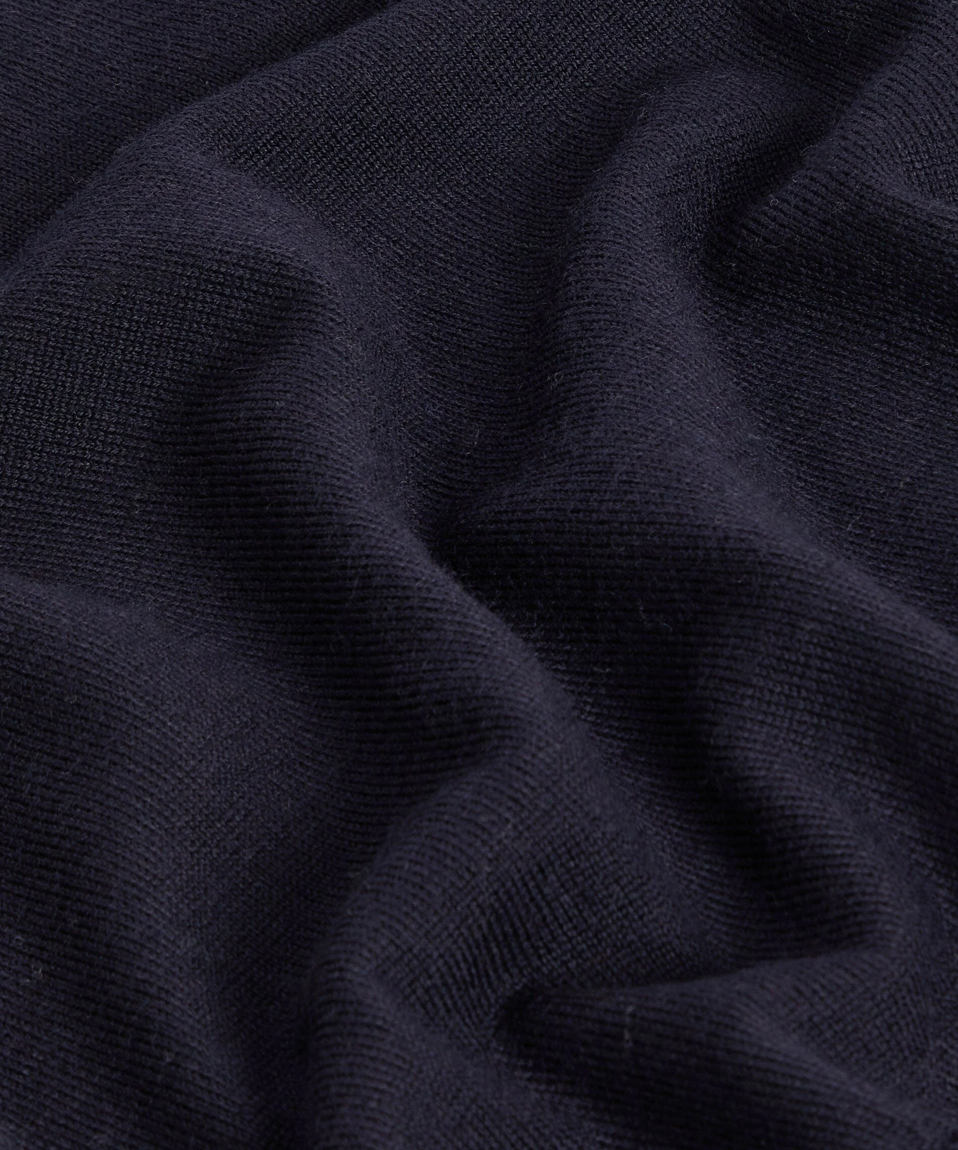 Pull col roulé en laine mérinos | Bleu
