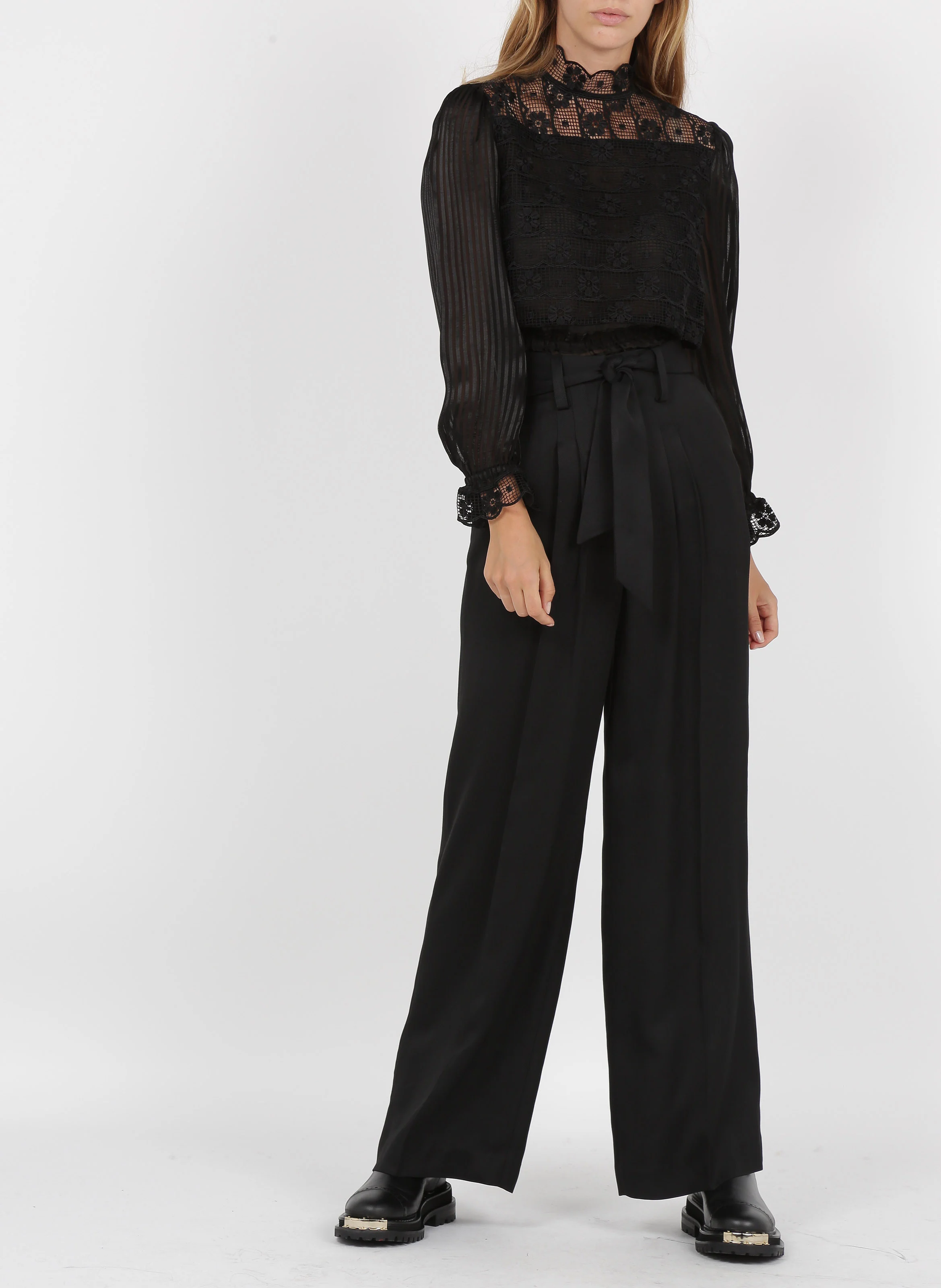Bottines en cuir | Noir