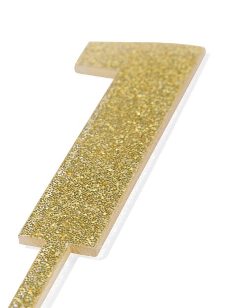 Décoration de gâteau réutilisable chiffre 1