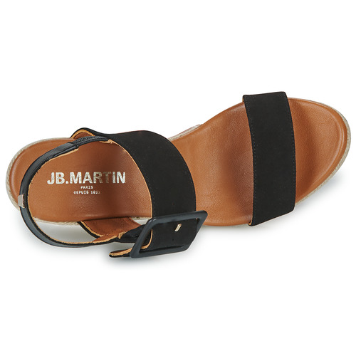 JB Martin - 1IRINA - CHEVRE VELOURS NOIR / NOIR