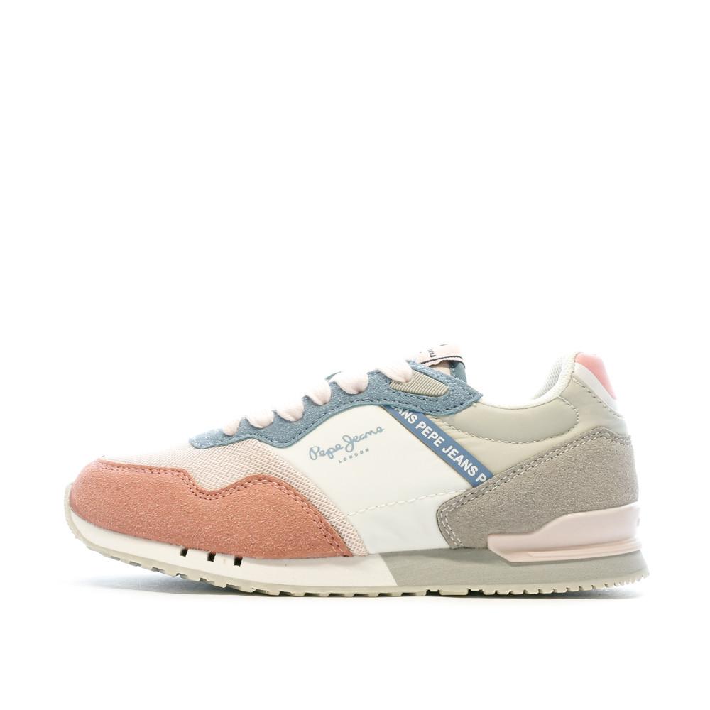 Pepe jeans Baskets Corail/Blanc/Gris Garçon Pepe jeansLondon May