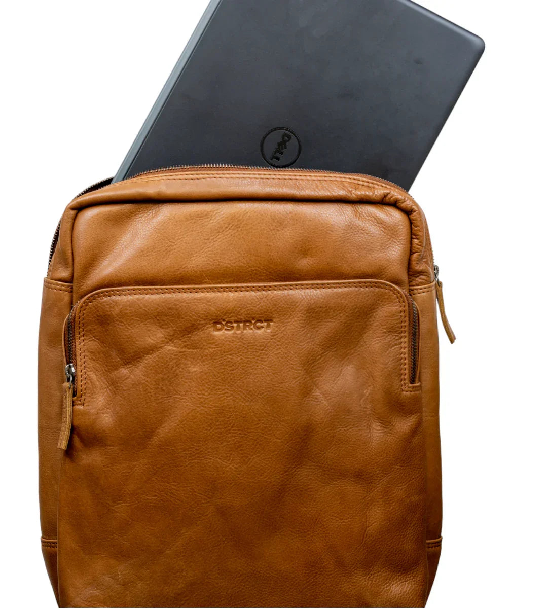 DSTRCT | State Street | leren laptop rugzak