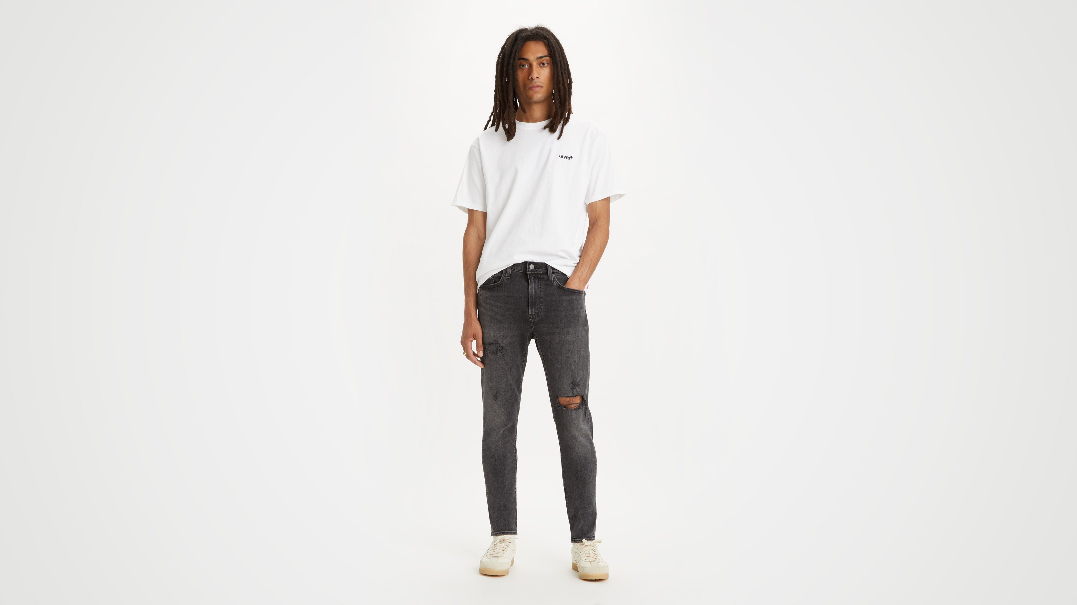 Jean 512™ Slim Taper - Black Destructed - Noir