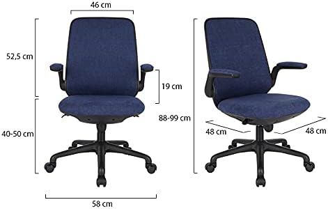 Jugend- und Kinder-Drehstuhl Easy White, max. Belastung bis 150 kg, höhenverstellbar von 4 0 bis 50 cm, verstellbare Lordosenstütze, umklappbare Armlehnen, Wippmechanik bis 17