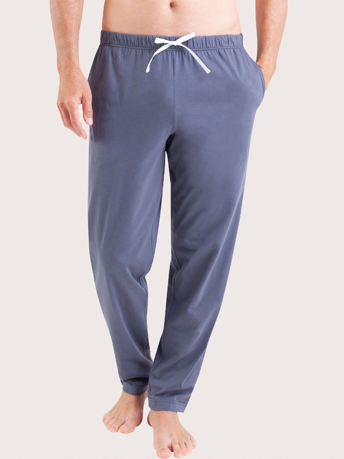 Pyjama col T en coton bio