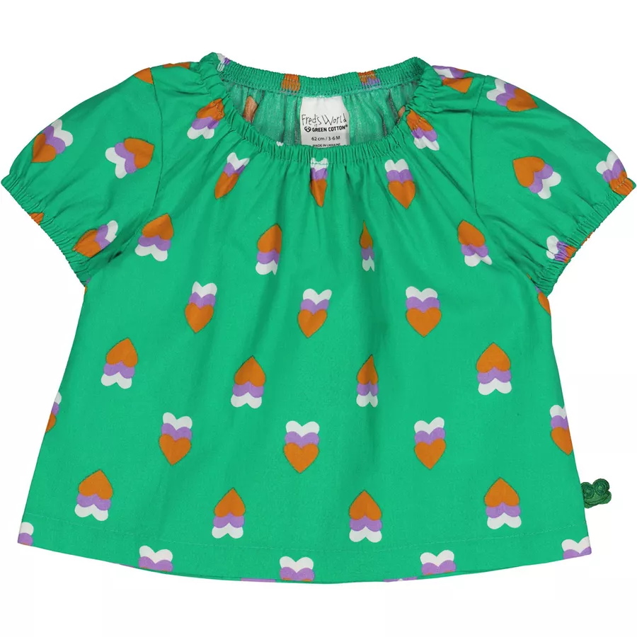 Fred's World Babyshirt GrasslavenderTangerine